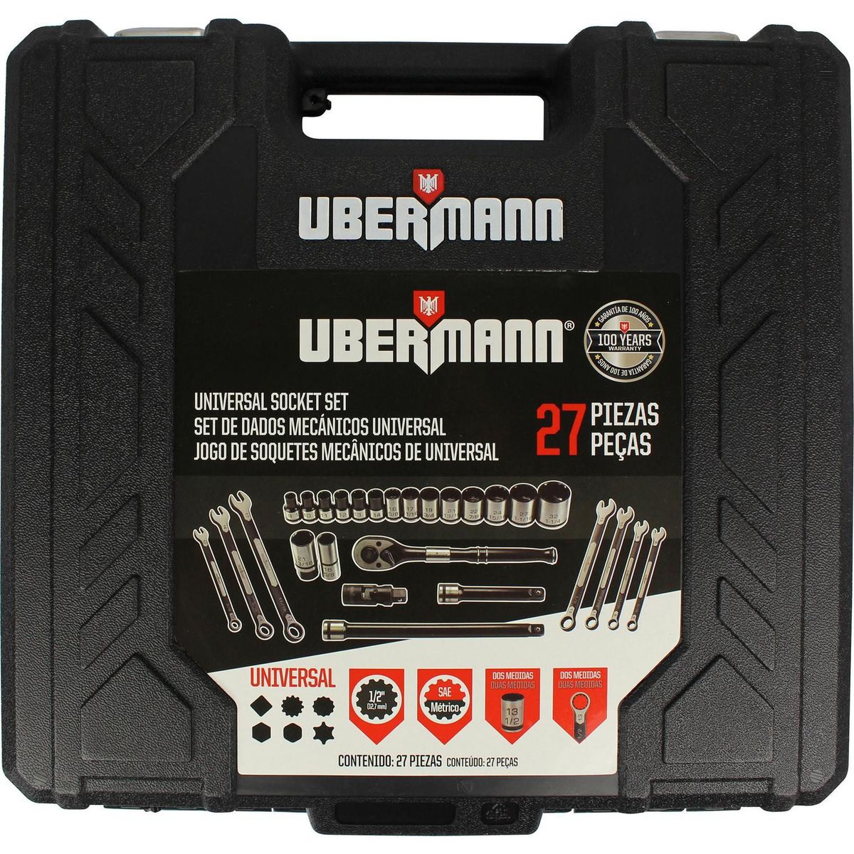 UBERMANN - Set De Dados Mecánicos Universal Ubermann 27 Unidades