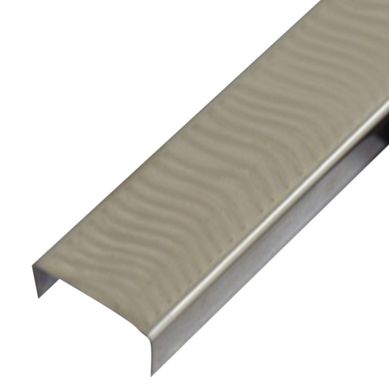 Listelo Acero Inoxidable Ondas 2.50m