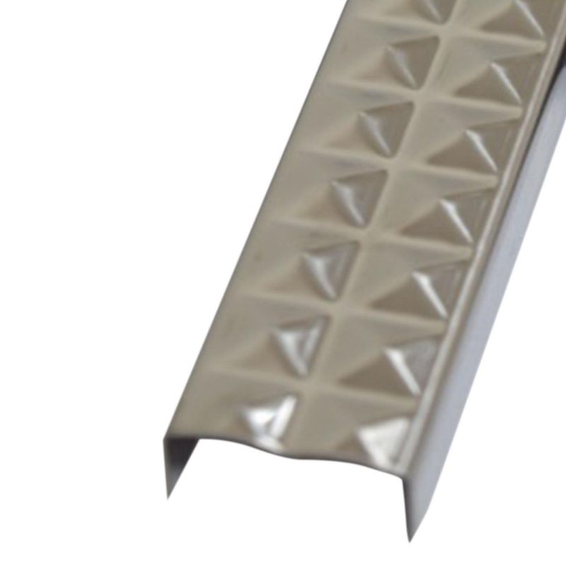 NEFUSAC - Listelo Acero Inoxidable Cuadrado 2.50m