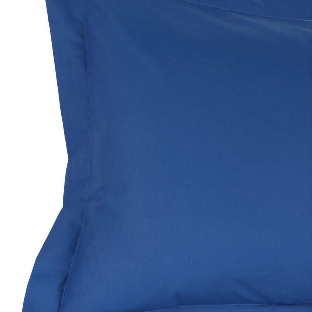 JUST HOME COLLECTION - Funda Almohada Sham Azul 150 Hilos 70x50cm