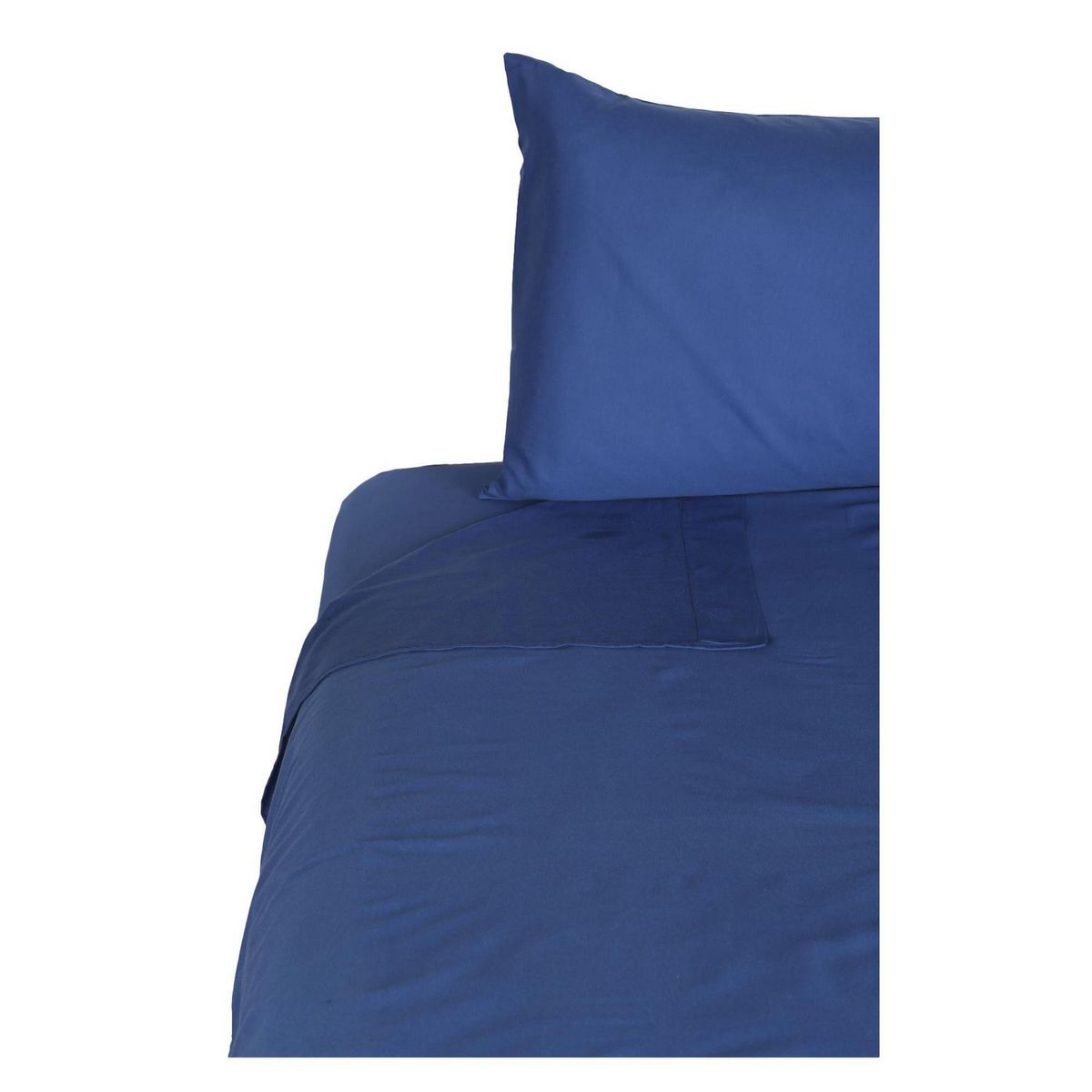 JUST HOME COLLECTION - Juego de Sábanas Fashion 1.5 Plazas 150 Hilos Azul