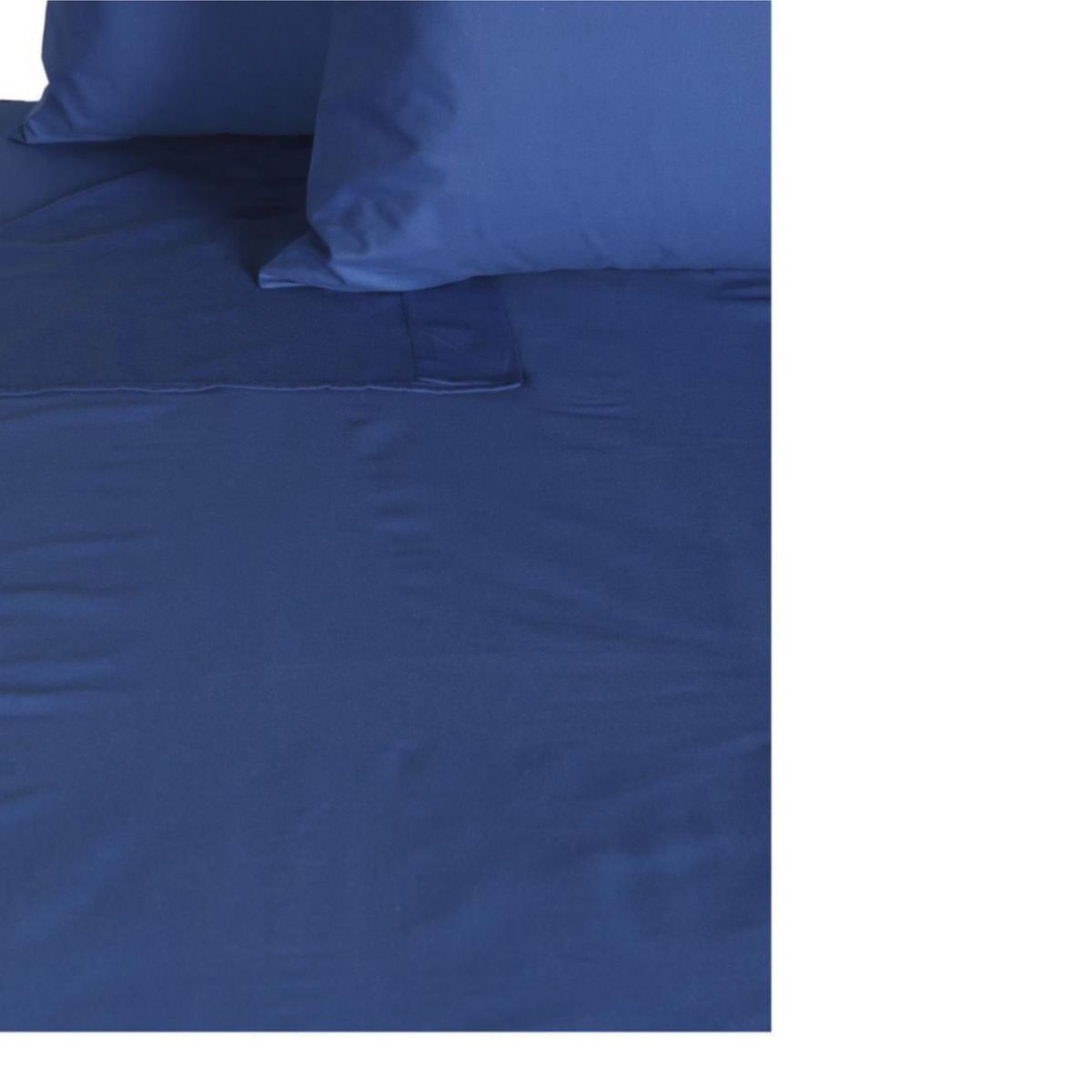 JUST HOME COLLECTION - Juego de Sábanas Fashion 2 Plazas 150 Hilos Azul