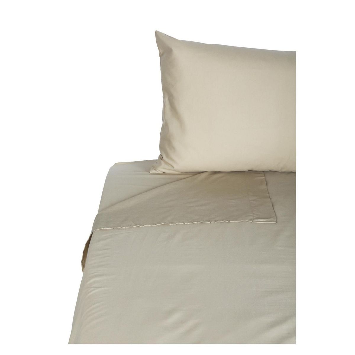 JUST HOME COLLECTION - Juego de Sábanas Fashion 1.5 Plazas 150 Hilos Beige