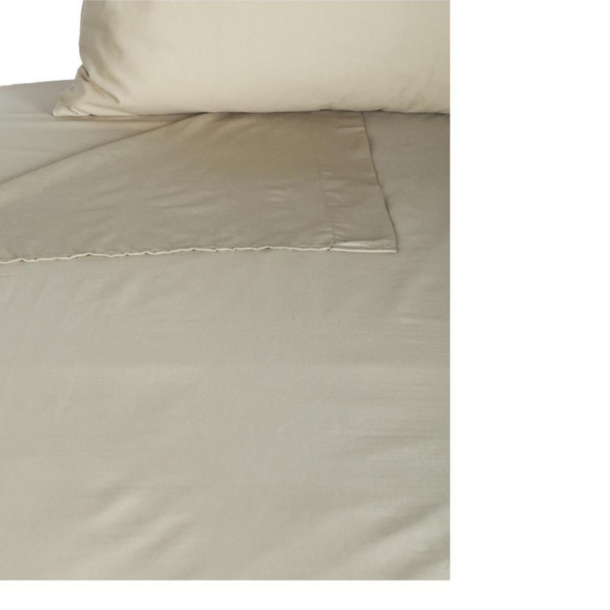 JUST HOME COLLECTION - Juego de Sábanas Fashion 1.5 Plazas 150 Hilos Beige