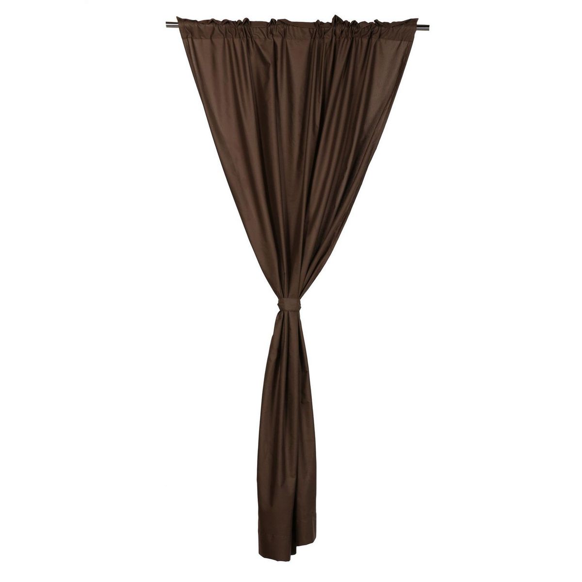 JUST HOME COLLECTION - Cortina de Tela Fashion 140x220cm Marrón