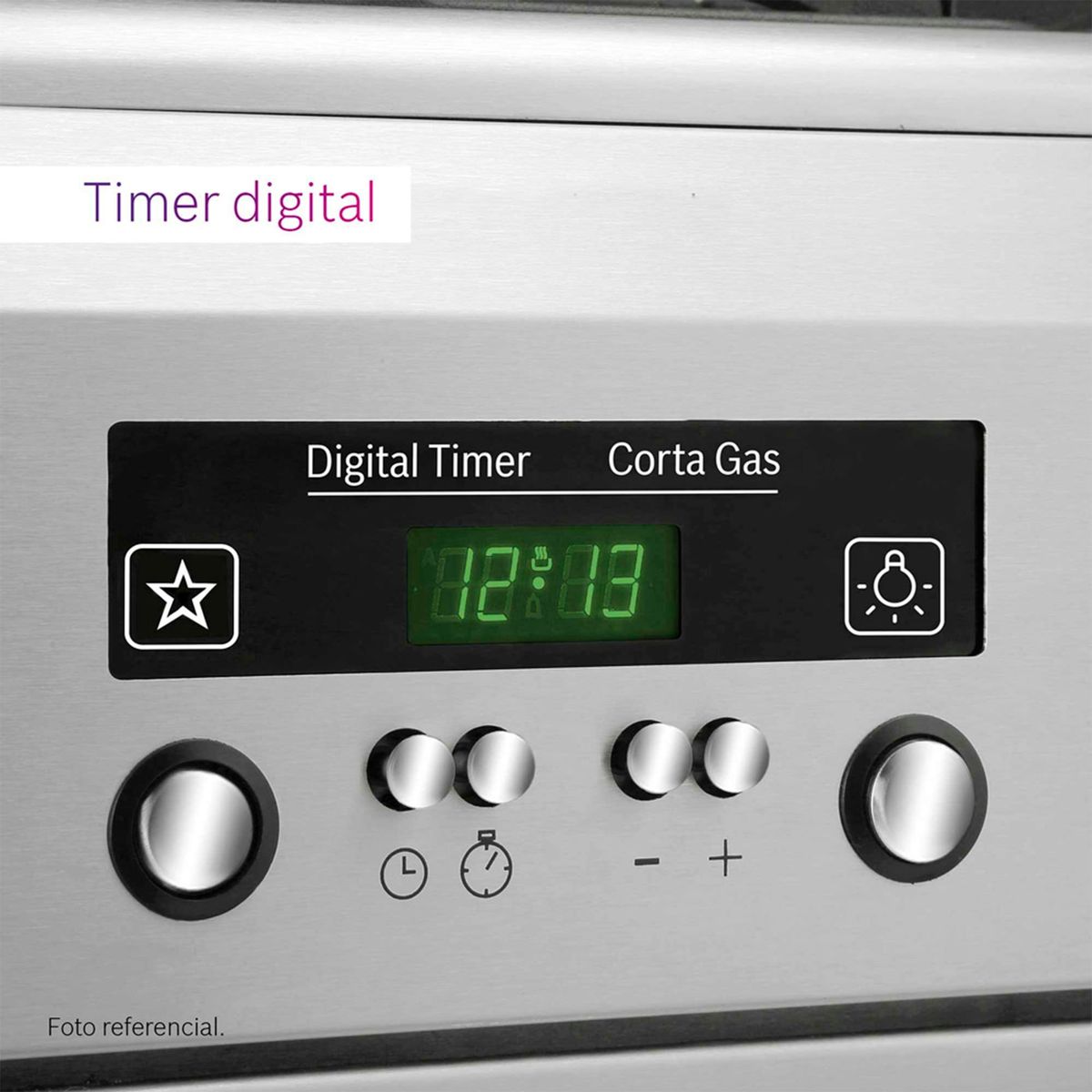 BOSCH - Cocina Bosch a Gas 4 Hornillas PRO449 Inox