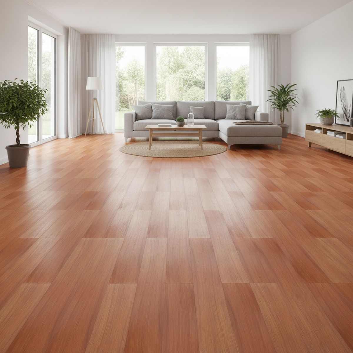 Pisos Vinílico Marrón 2mm 94x15cm 2.96m2, marca HOLZTEK - Foto Principal