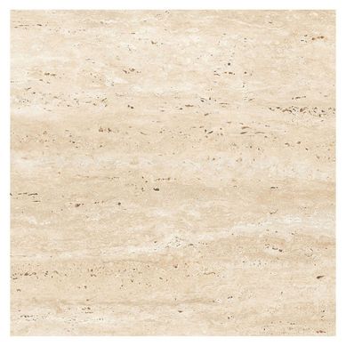 Porcelanato Travertino Beige Marmolizado 60x60cm 1.44m2 para piso o pared