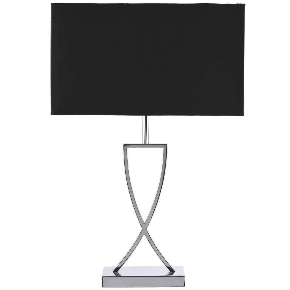 JUST HOME COLLECTION - Lámpara de Mesa Queluz 1L E27 Negro