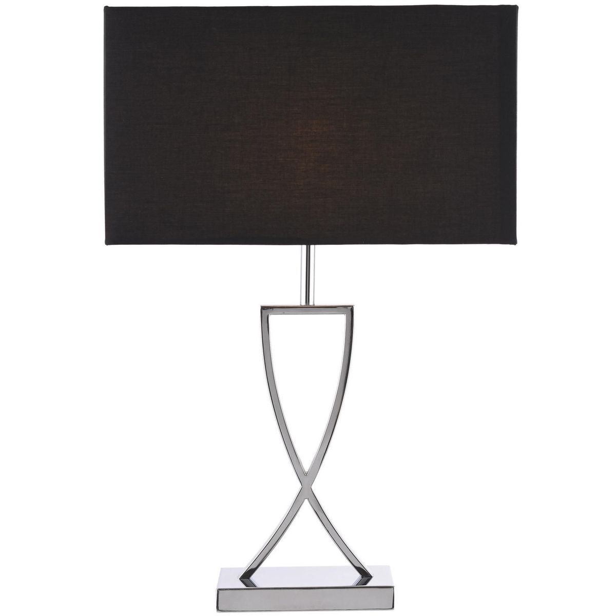 JUST HOME COLLECTION - Lámpara de Mesa Queluz 1L E27 Negro