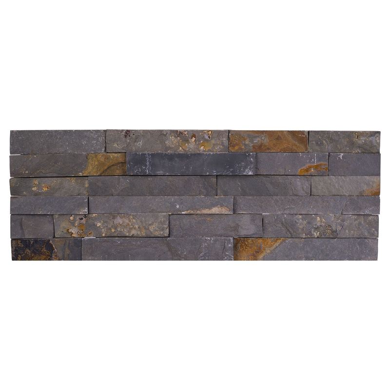 HOLZTEK - Mosaico Piedra Multicolor 35x18cm 0.5m2