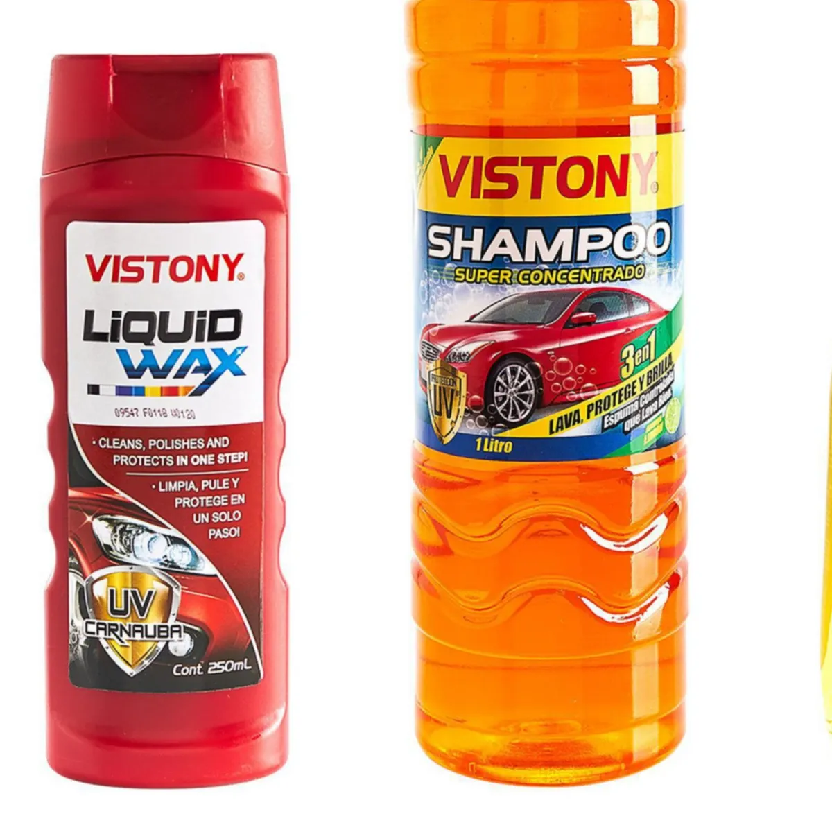 VISTONY - Kit Limpia Tapiz Shampoo + Cera Líquida