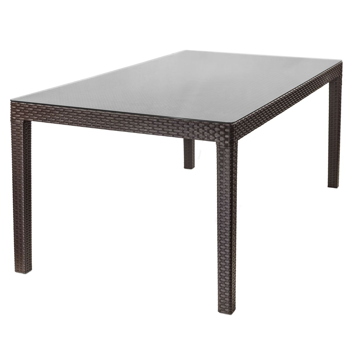 REYPLAST - Mesa de Terraza Tavarua Rectangular Café 180x95 CM