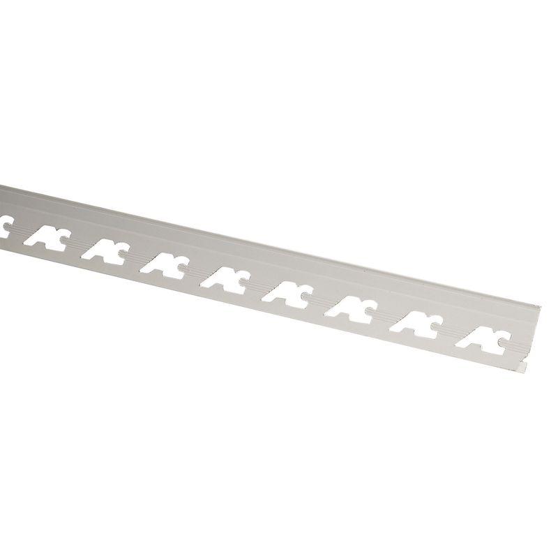 GENERICO - Rodón de PVC 10mm x 2.5m Gris Claro