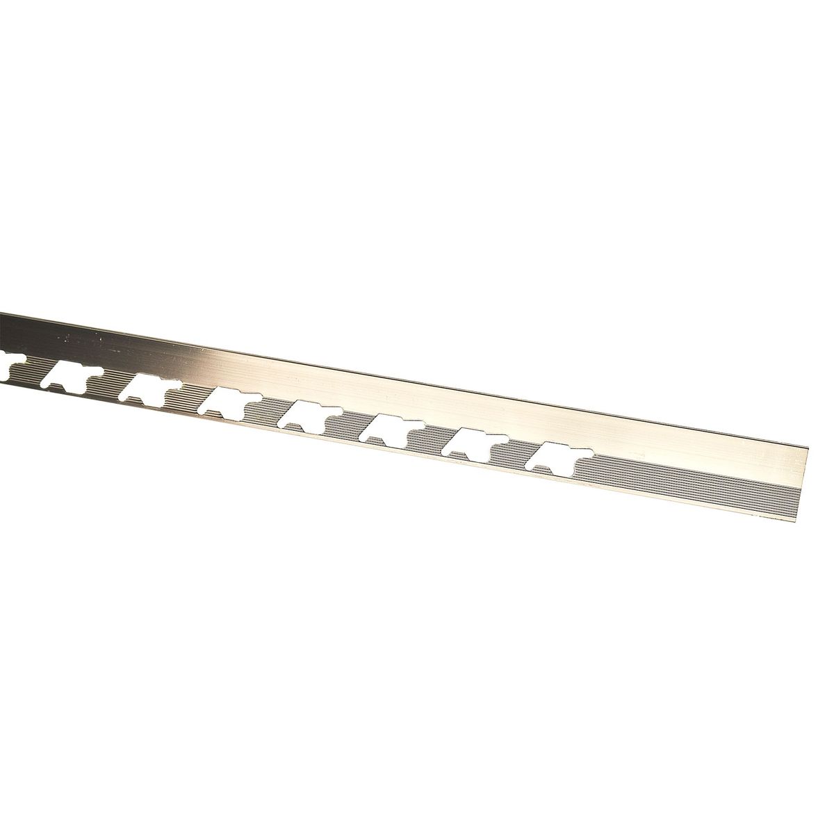 ARCANSAS - Perfil de Aluminio 10mm x 2.5m Titanio