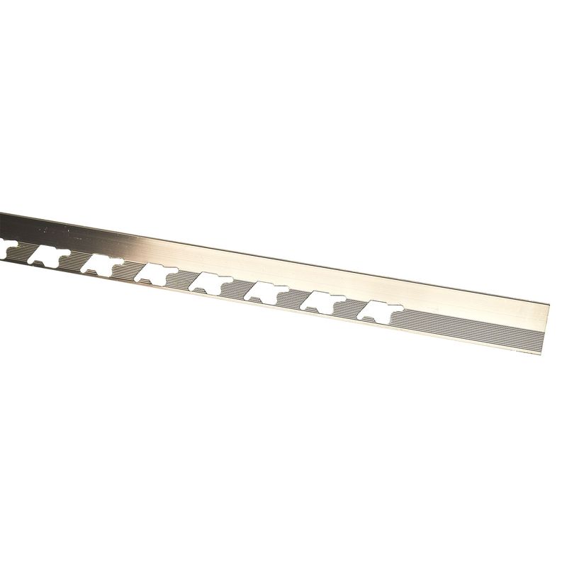 ARCANSAS - Perfil de Aluminio 10mm x 2.5m Titanio