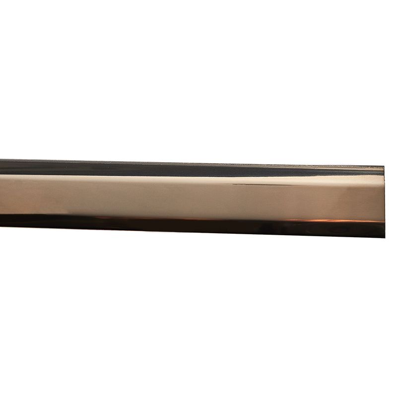 ARCANSAS - Guía de Aluminio Titanio con Adhesivo x 0.9m