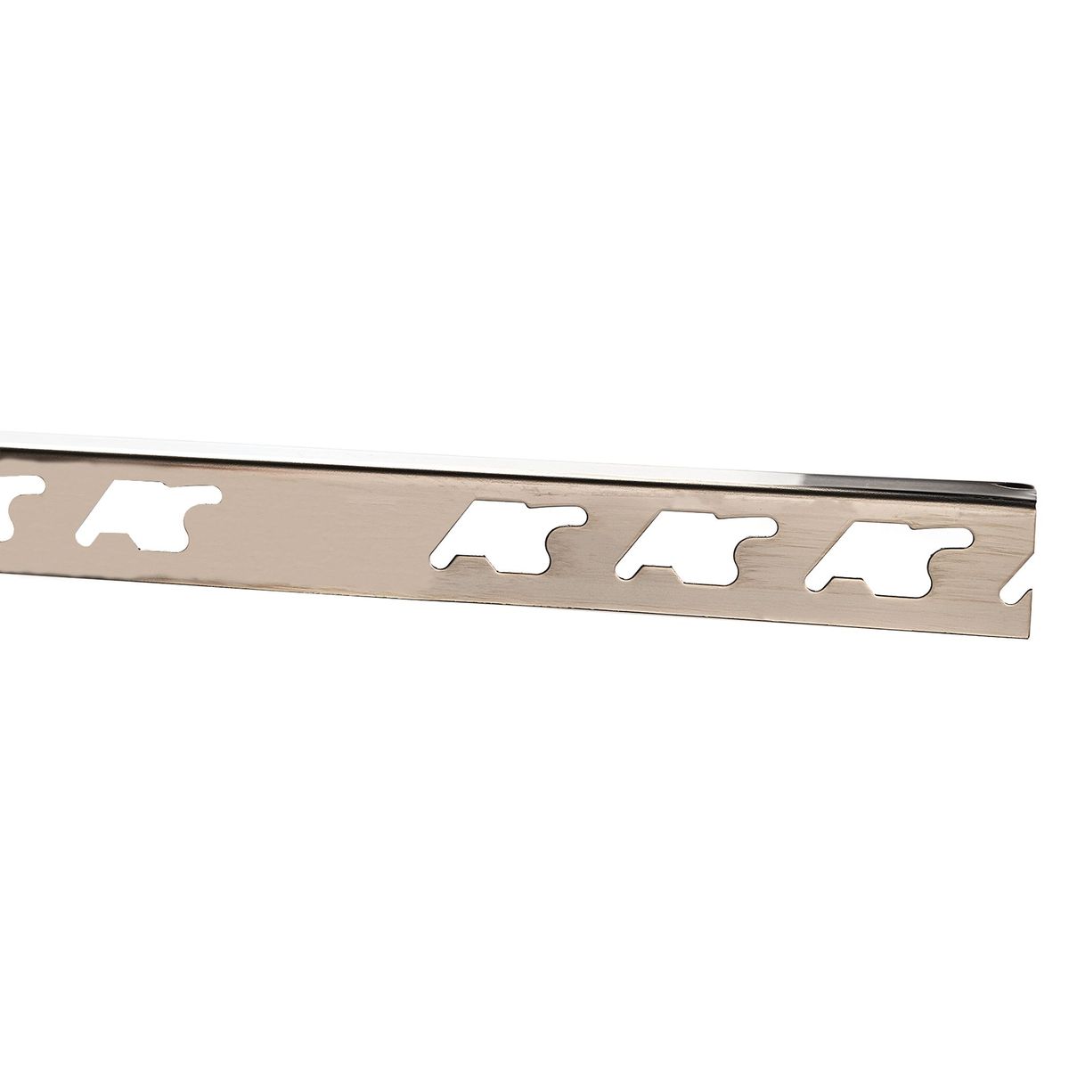 ARCANSAS - Perfil de Acero Inoxidable Brillante 8mm x 1m