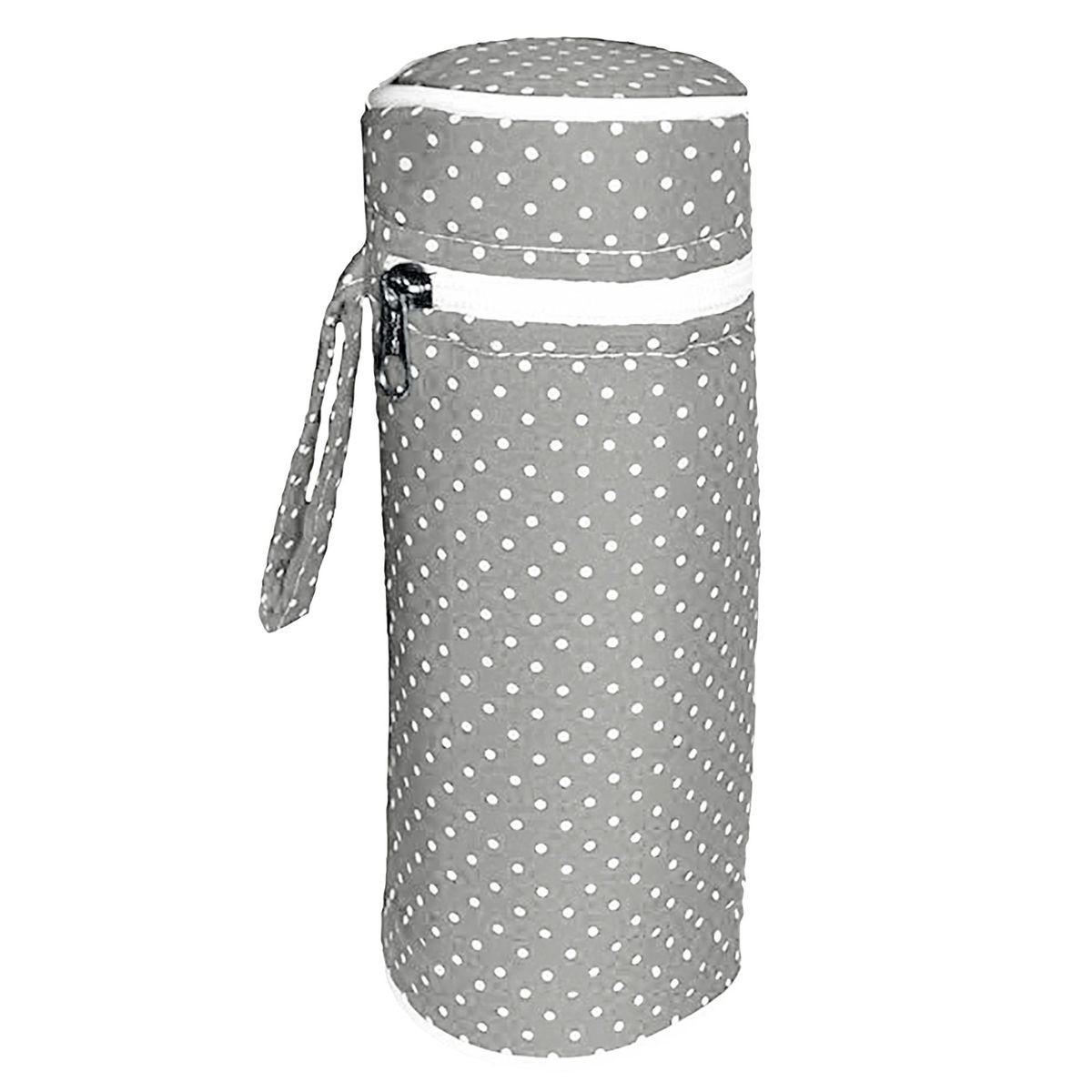 SWEETIE - Portabiberón Huellitas Plomo 22cm