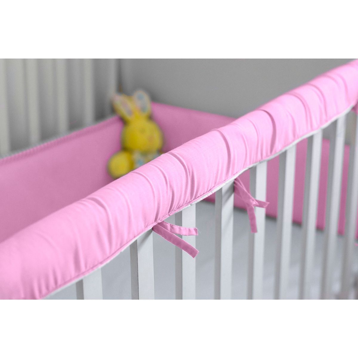 SWEETIE - Protector Baranda de Cuna Rosado