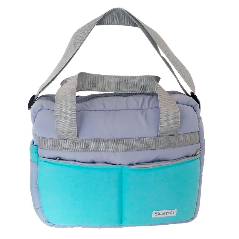 SWEETIE - Bolso pañalero verde agua