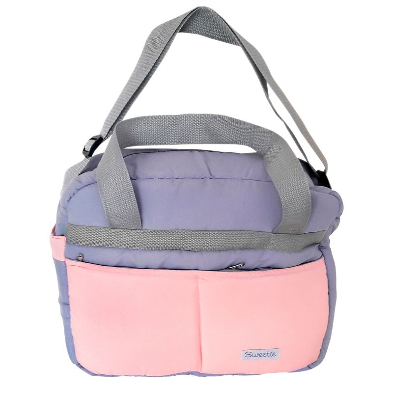 SWEETIE - Bolso Pañalero Rosado 29x36x15cm