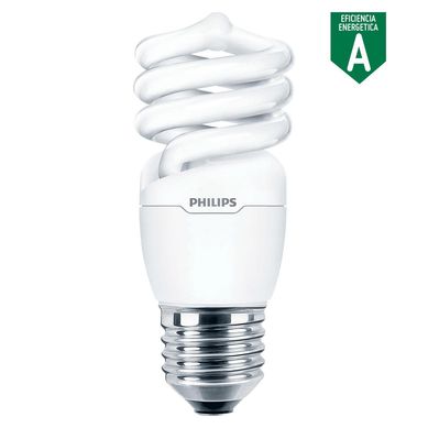 Foco Ahorrador Mini Espiral E27 15W Luz Amarilla