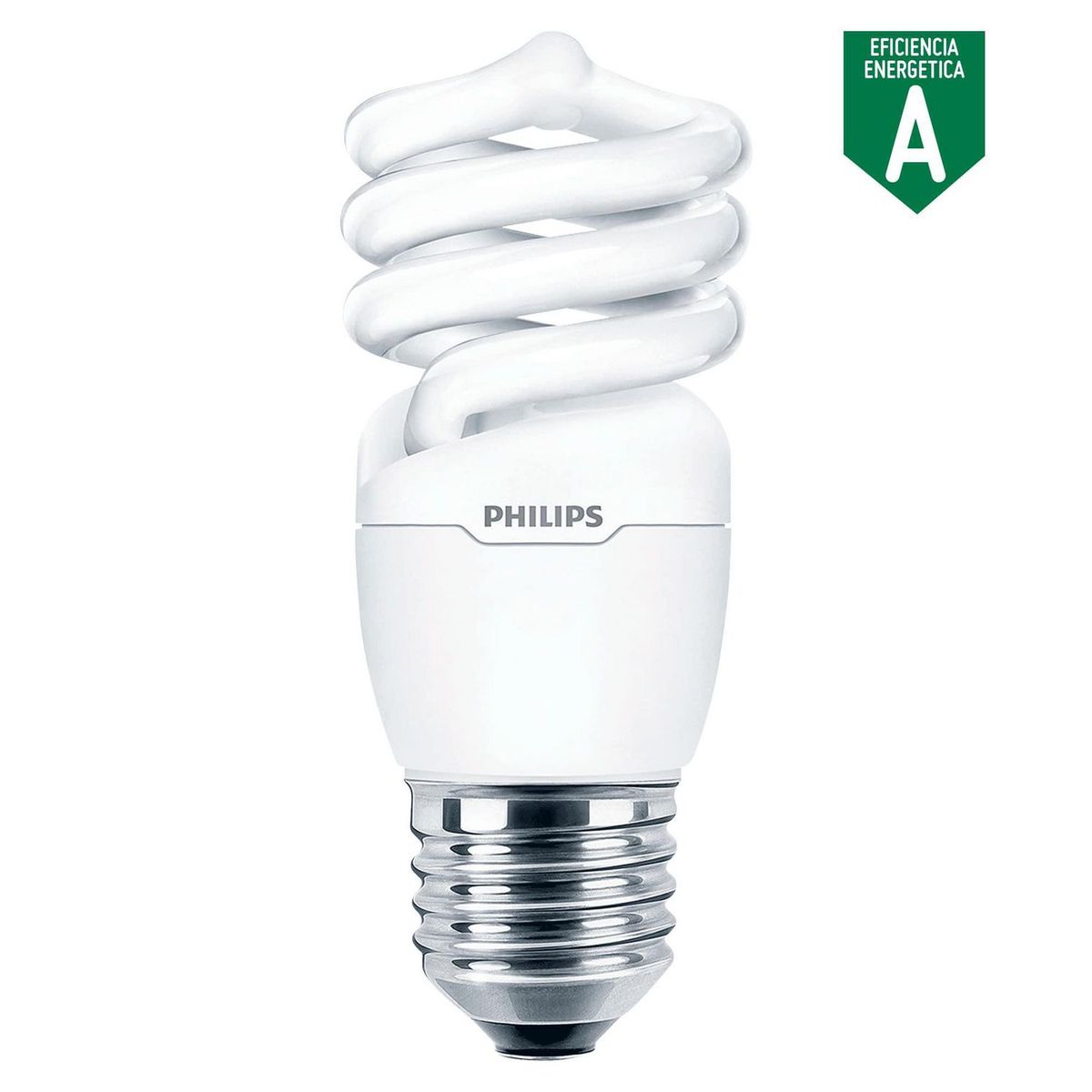 PHILIPS - Foco Ahorrador Mini Espiral E27 15W Luz Amarilla