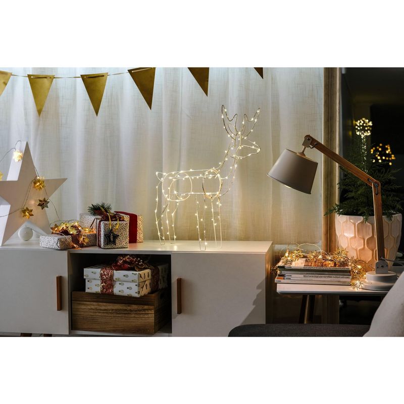 DEAR SANTA - Reno 120 Luces 60x31x60cm