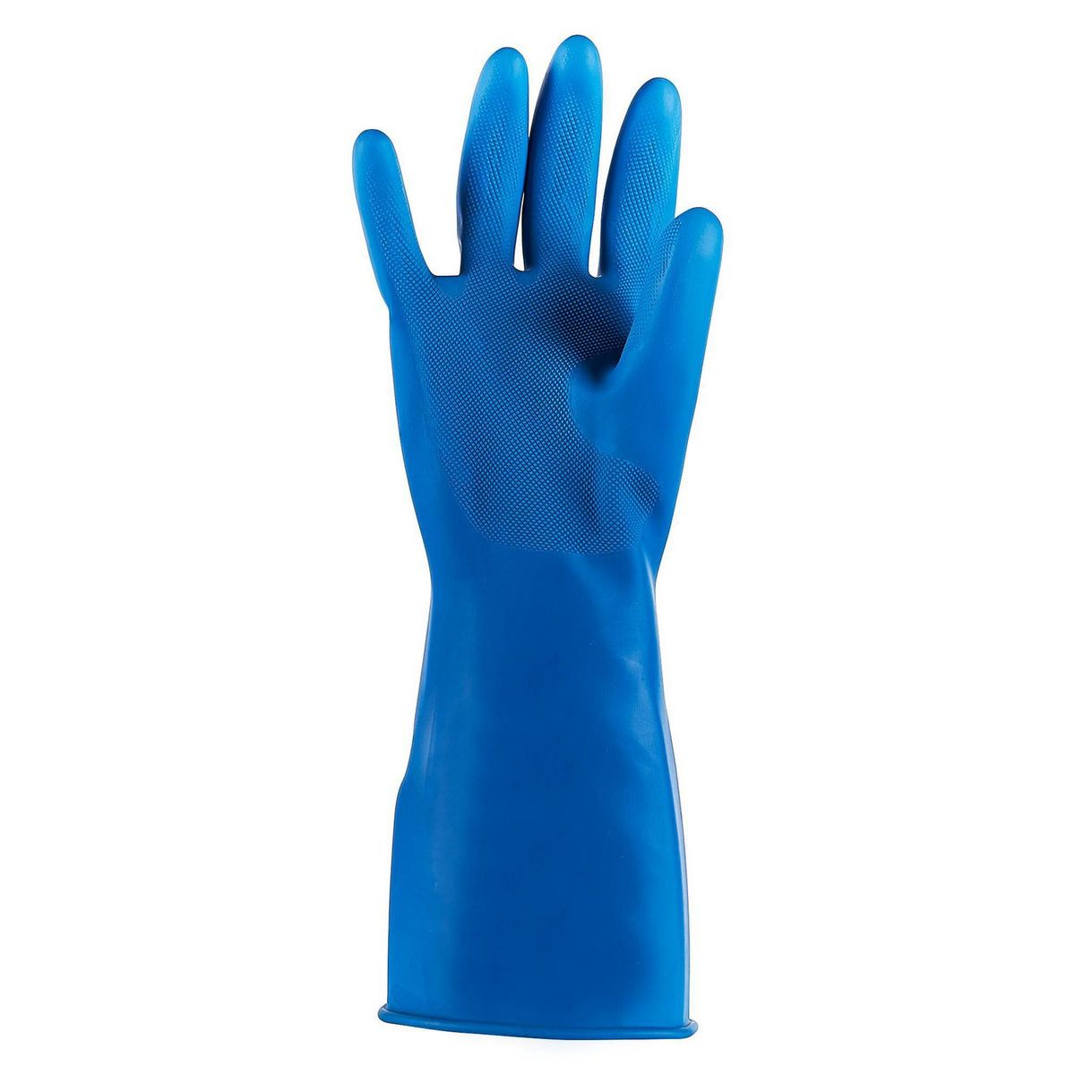 KLEINE WOLKE - Guantes de Lavandería Látex Talla L - Azul