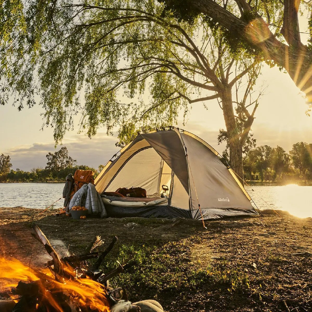 KLIMBER - Carpa Armado Automático 4 Personas Klimber Plomo