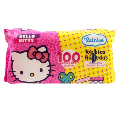 Toallas Hmedas Hello Kitty 100 unid.