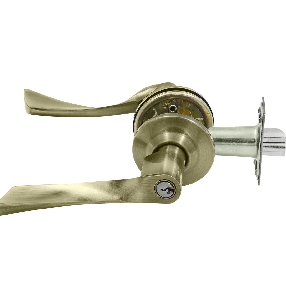 YALE - Cerradura de Manija Dormitorio London Bronce