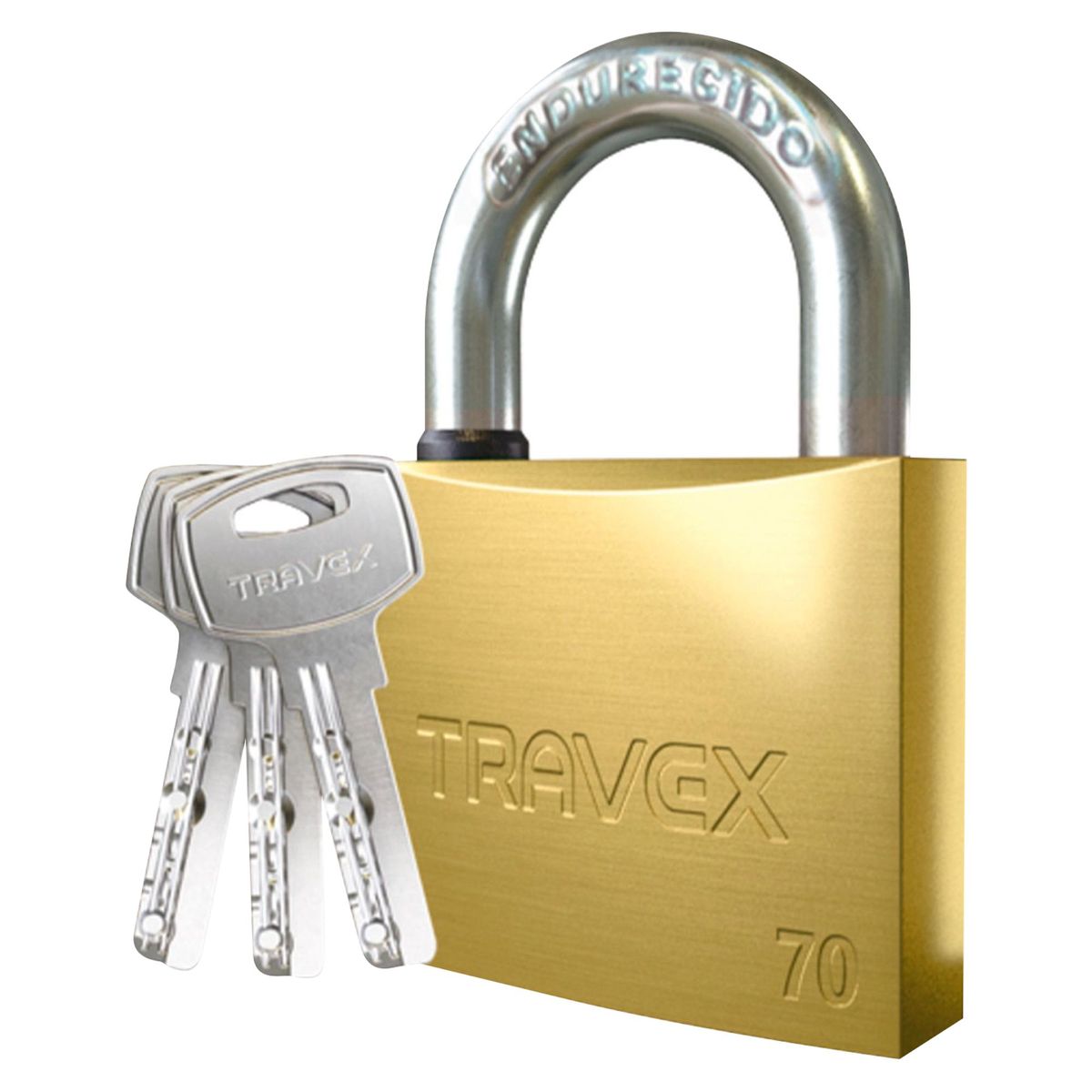 TRAVEX - Candado Megacanal Travex 70 mm