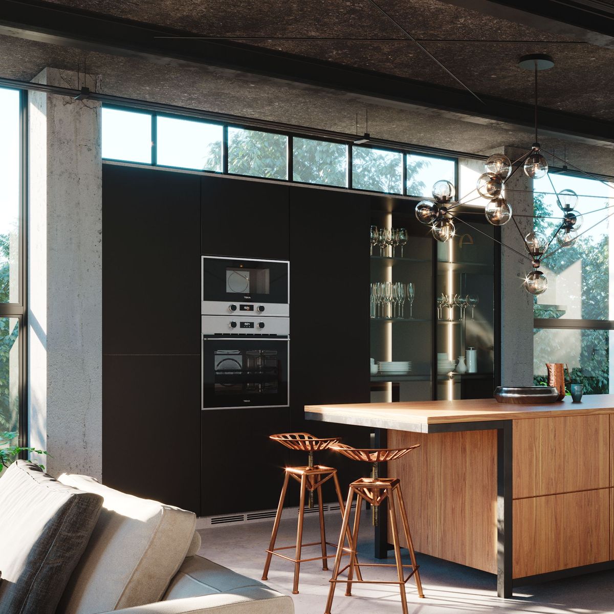 TEKA - Horno Empotrable Teka Eléctrico 71L HSB 635 SS Plateado