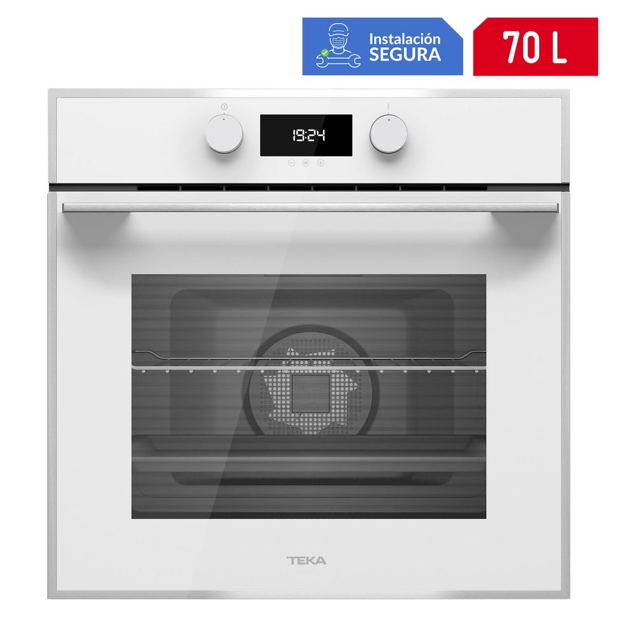 TEKA - Horno Empotrable Teka Eléctrico 71 Lt HLB 840 Blanco