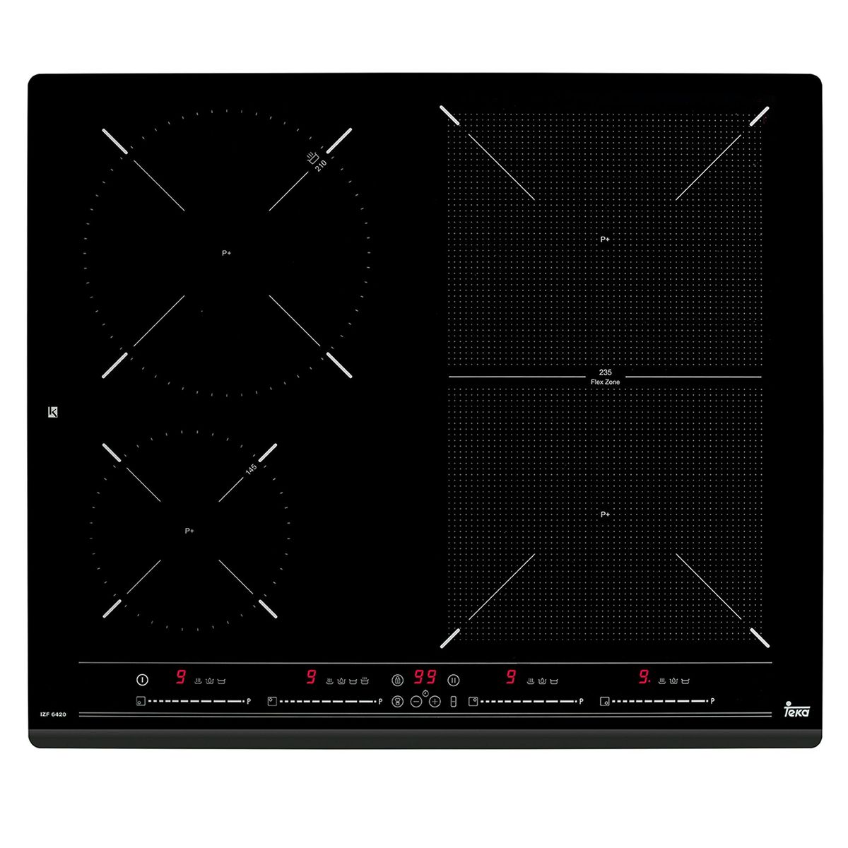 TEKA - Cocina empotrable Inducción Teka IZF-64440 MSP BK X4 Quemadores