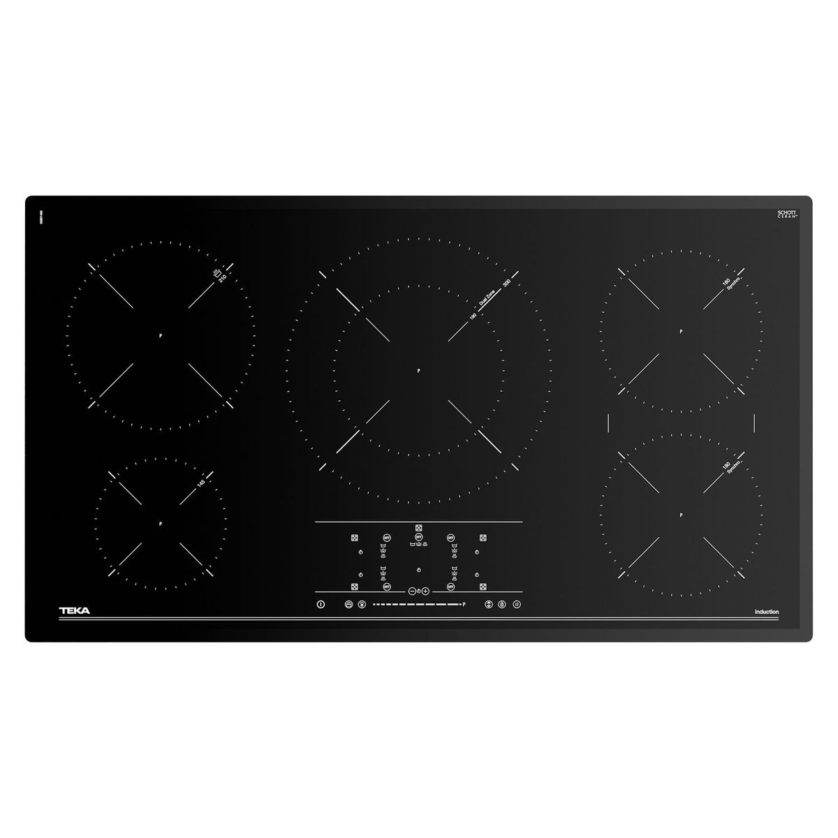 TEKA - Cocina empotrable Eléctrica Teka IR 9530 X5 Quemadores