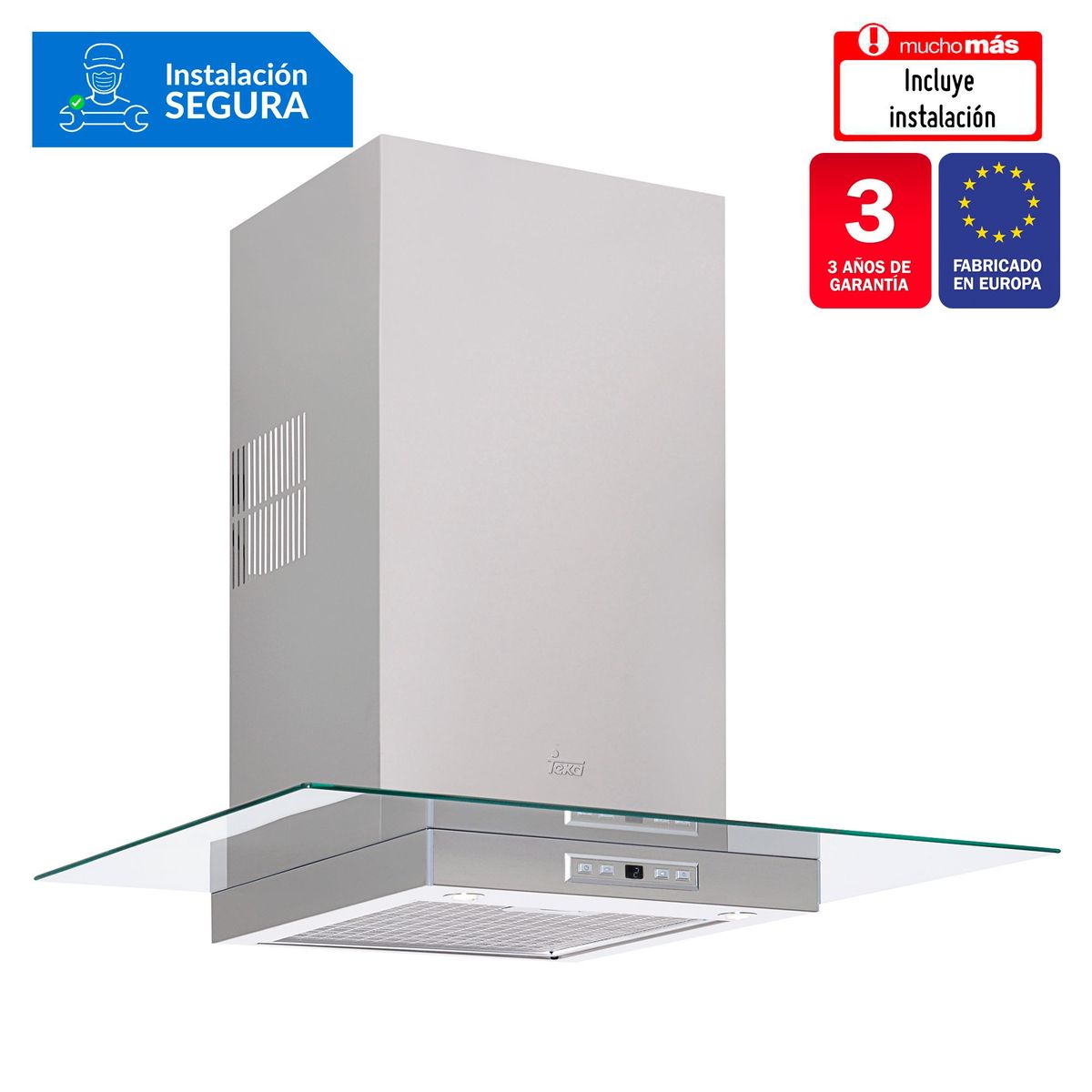 TEKA - Campana Extractora Teka 70cm Decorativa DG 780 ULTRASLIIM Acero Inox