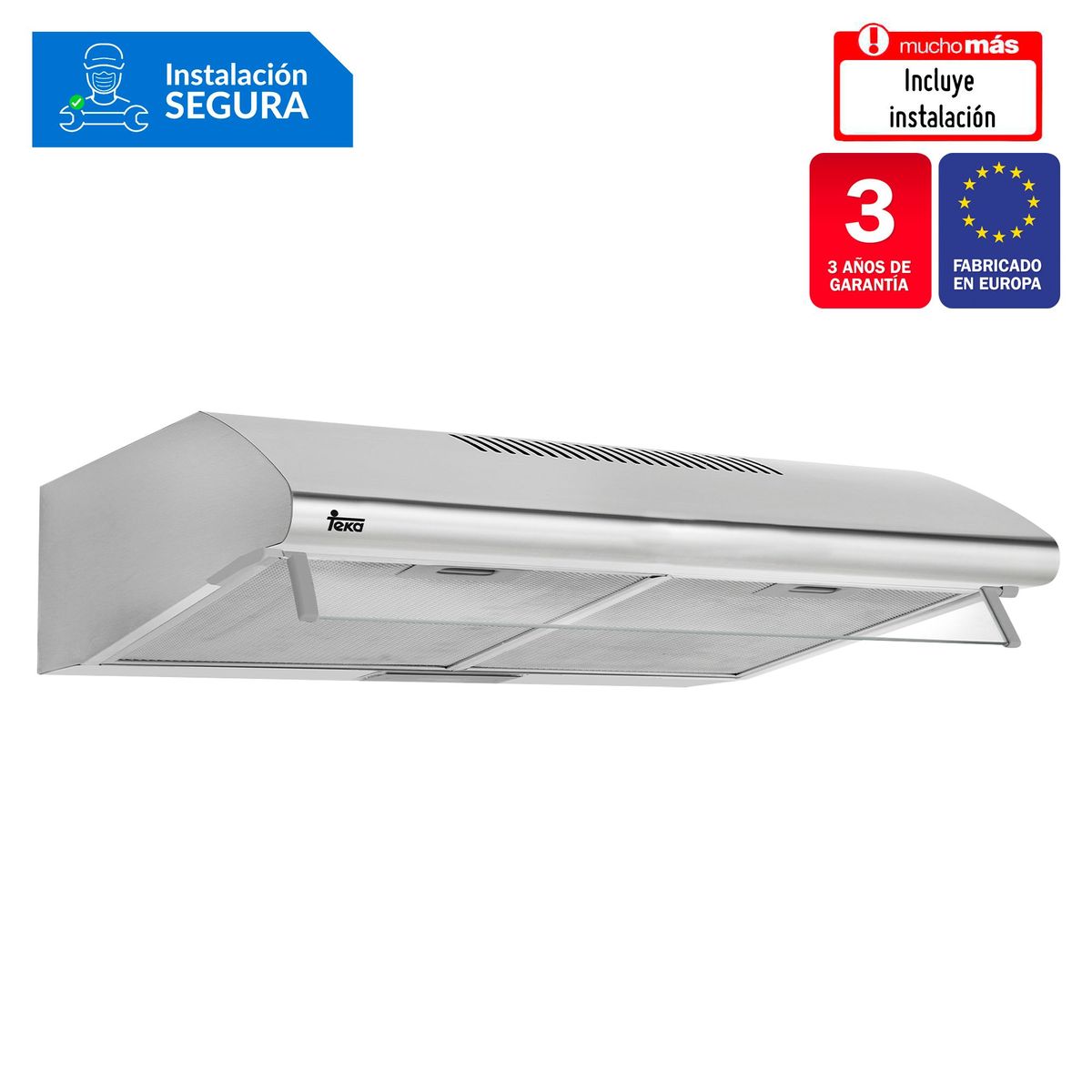TEKA - Campana Extractora Teka 60cm CL610 Acero Inox