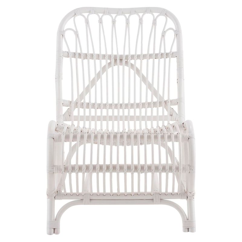 JUST HOME COLLECTION - Silla Dheli Ratán Natural Blanca