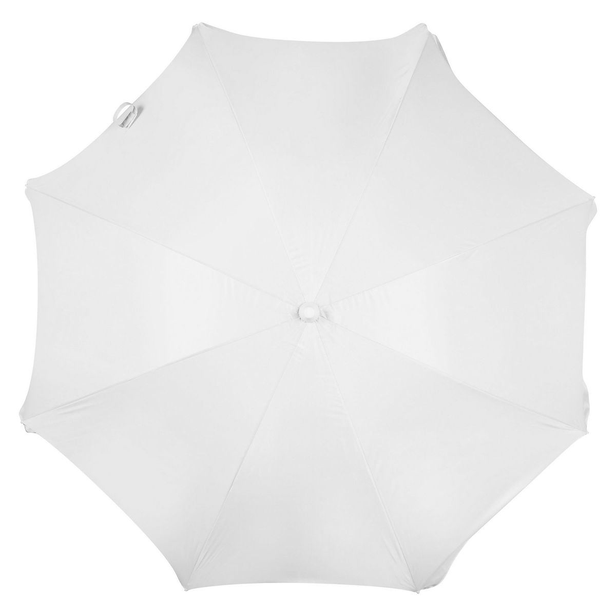 B&V - Sombrilla de playa 50UV 2m Blanco