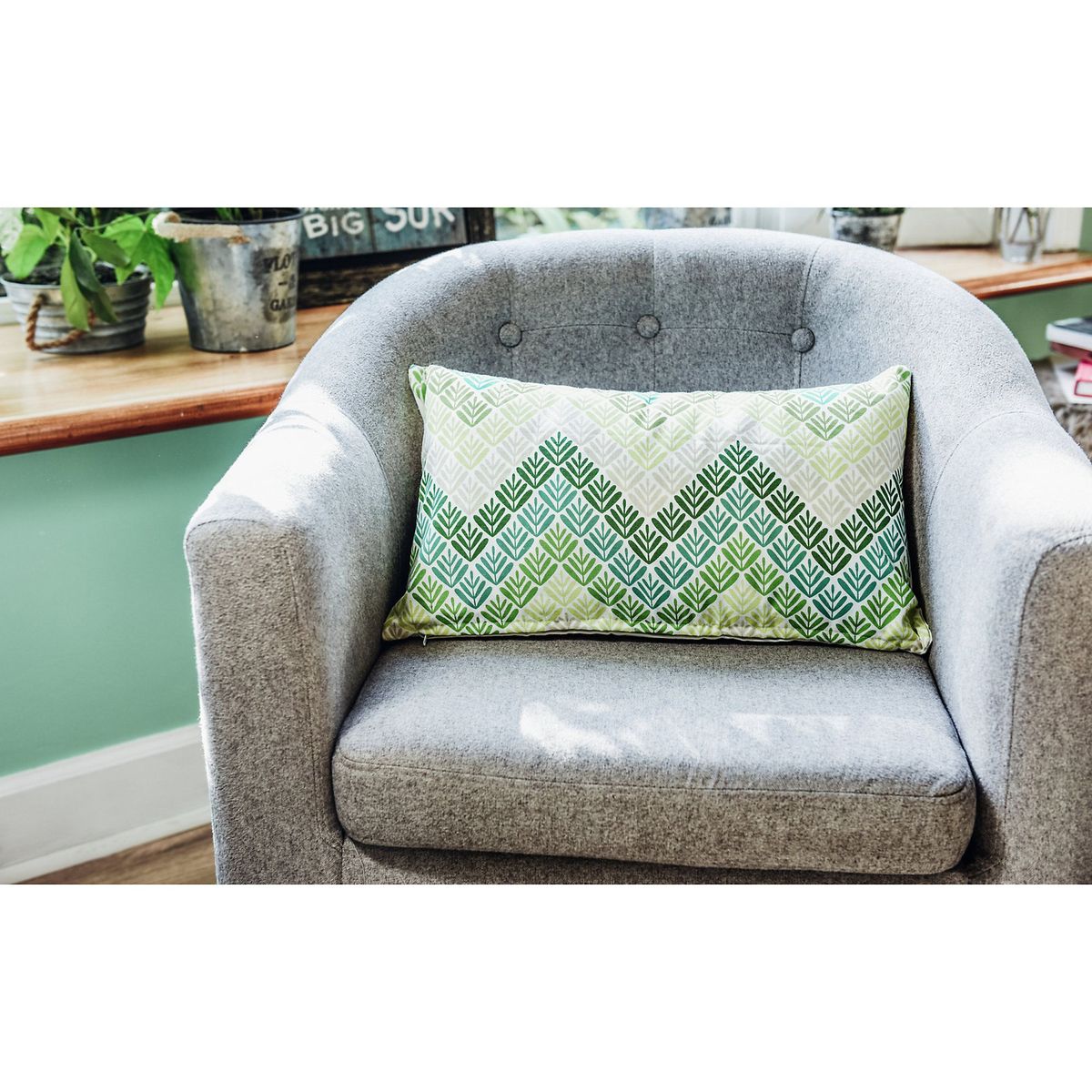 JUST HOME COLLECTION - Cojín Exótico Fronda 50x30cm