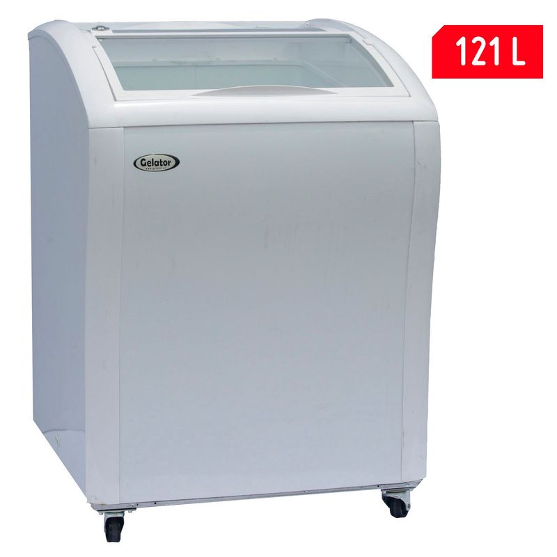 GELATOR - Congeladora Gelator 138 Lt con Vitrina SD-138 Blanco