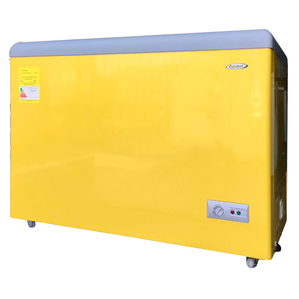 GELATOR - Congeladora Gelator 216 Lt con Vitrina SD-248 Amarillo