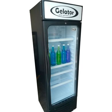 Vitrina Exhibidora Gelator 350 Lt SC-408F Negro