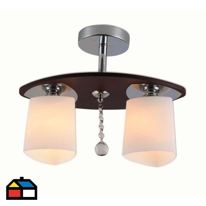 CASA BONITA - Lámpara de Techo Wood 2L
