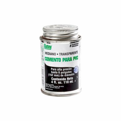 Pegamento para PVC Oatey Negro 118 ml