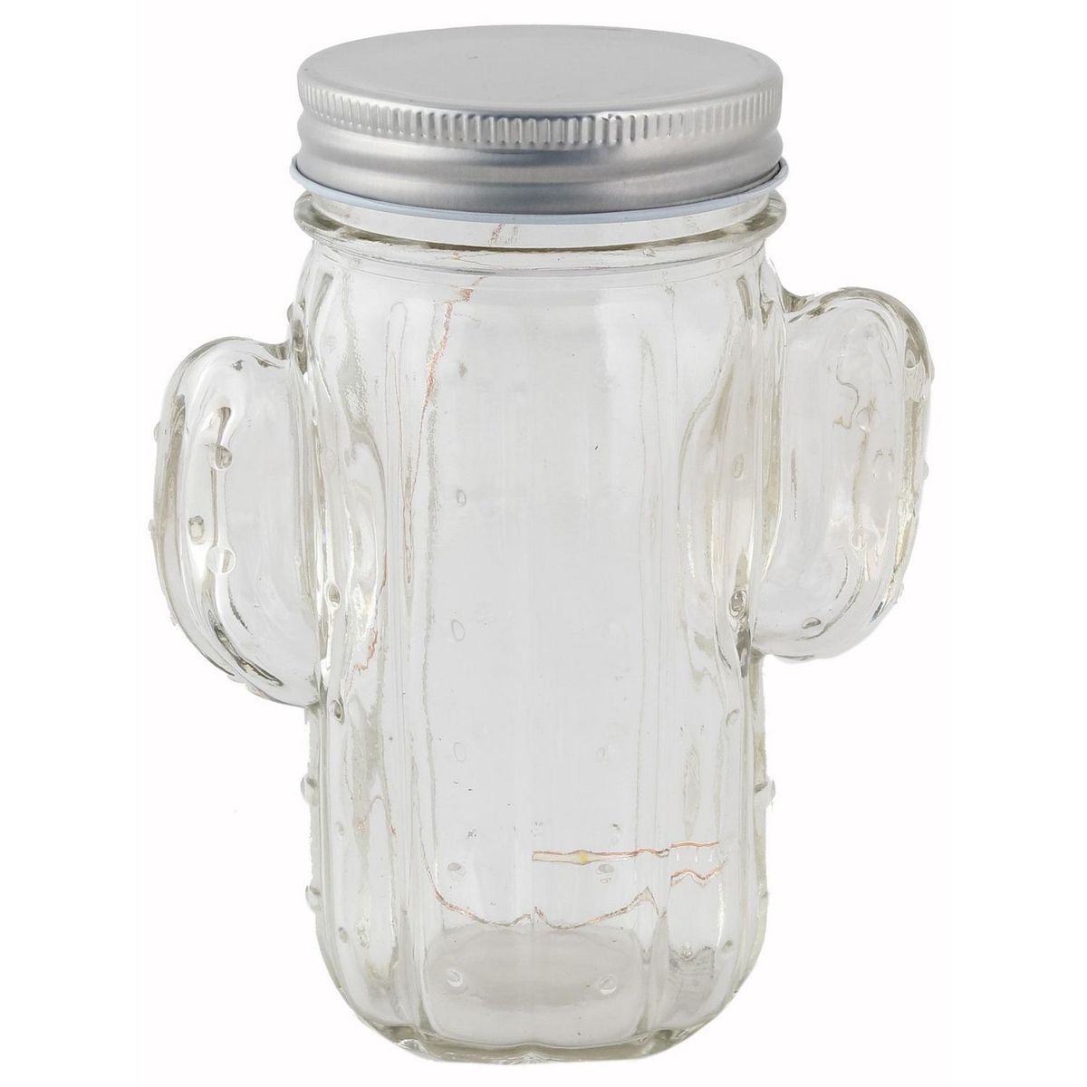 JUST HOME COLLECTION - Cactus de Cristal con Luz Led