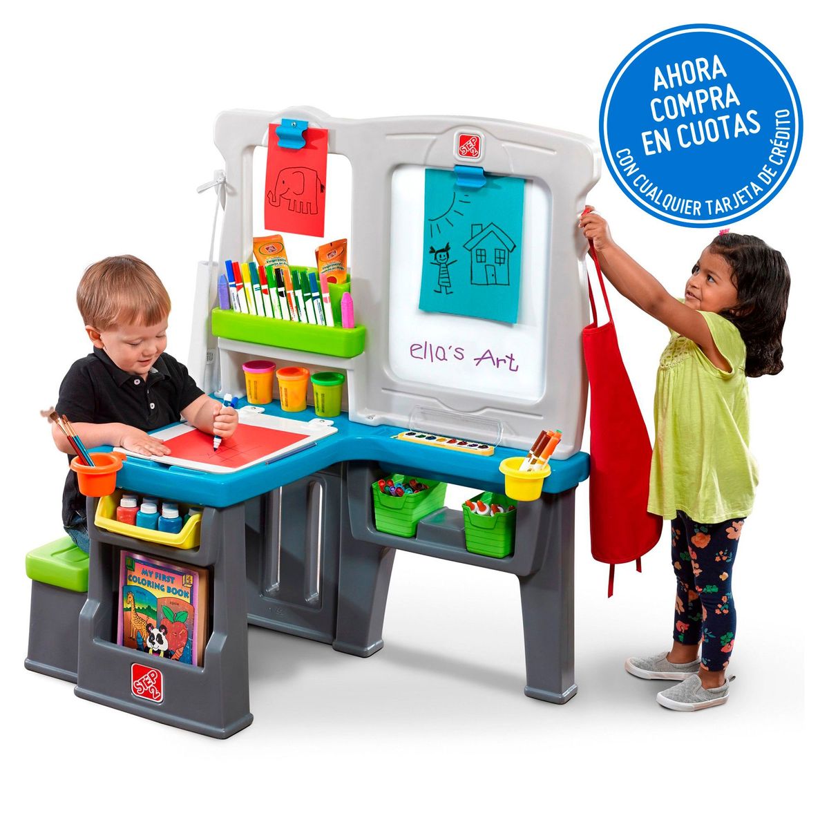 STEP 2 - Centro de Arte con Escritorio y Pizarra